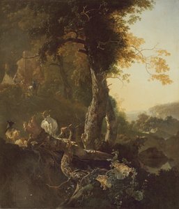 Landschap met Opkomende Zon